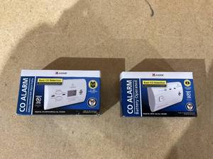 lot 173 image: LOT OF 2 Kidde Carbon Monoxide Alarm