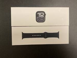 lot 36 image: Apple Watch Series 10 GPS 42mm Jet Black Aluminum Case MWWE3LWA