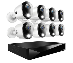 lot 7 image: Night Owl - 12 Channel 8 Camera IndoorOutdoor Wired 2K 2TB DVR Security System with 2-way Audio