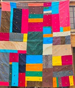 lot 87 image: Primitive Patchwork Quilt