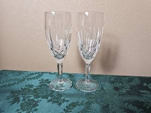 lot 30 image: Two Kildare Claret Waterford Crystal Wine Glasses