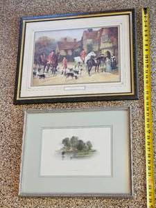 lot 56 image: English Regency Dcor Prints