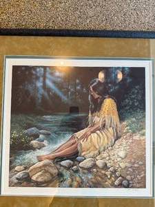 lot 55 image: The American Indian  Signed & Numbered Print by Jerry Crandell