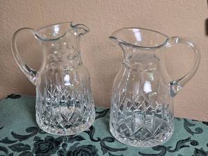 lot 63 image: Claren Bridge Fine Crystal Pitcher