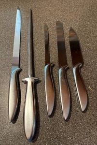 lot 44 image: Reed & Barton Flatware with Gerber Knives
