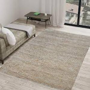 lot 14 image: Dune Sand 5 ft. x 7 ft. Striped Casual Area Rug