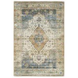 lot 28 image: Harmony Denim 5 ft. x 7 ft. Indoor Machine Washable Area Rug