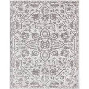 lot 48 image: Leena Beige 52x7 Bohemian Neutral Traditional Machine Made Medallion Polypropylene Rectangle Area Rug