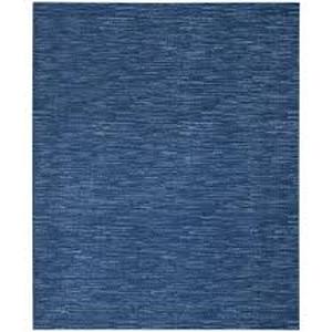 lot 51 image: Essentials 5 ft. x 7 ft. Navy Blue Solid Contemporary IndoorOutdoor Patio Area Rug
