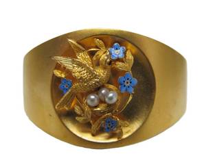 Wonderful Antique Victorian 15K Gold Bracelet - Attributed to Harry Emanuel