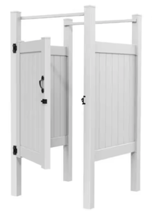 LIQUID SUNSHINE OUTDOOR PRODUCTS- 4 ft. x 4ft. Vinyl Outdoor Shower Enclosure