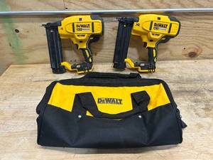lot 13 image: DEWALT Lot of 2- DCN680 Brushless 18GA Brad Nailers (Tool Only)