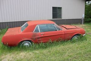lot 7 image: 1965 or 1966 Ford Mustang Coupe Project Car - Parts Only