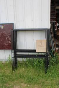 lot 51 image: Set of Black Metal Sign Frames