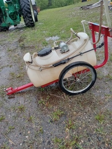 lot 66 image: Towable Garden Sprayer with 14 Gallon Tank