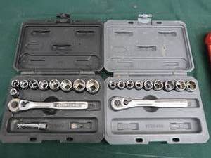 lot 90 image: CRAFTSMAN STANDARD METRIC SOCKETS  BONUS SET