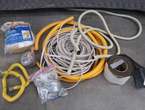 lot 102 image: LOT OF NEW CONDUIT AND ELECTRICAL WIRE