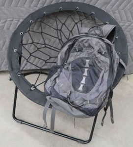 lot 111 image: NET CHAIR AND KELTY BACKPACK