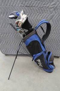 lot 117 image: SET OF GOLF CLUBS w PING BAG