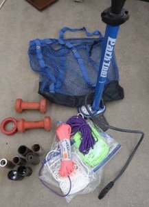 lot 158 image: PARACORD  HAND PUMP AND MORE