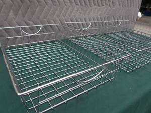 lot 159 image: THREE METAL BASKETS PLUS MORE KITCHEN GOODIES