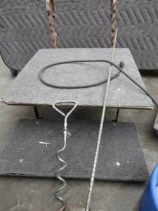 lot 161 image: MISC. BOAT DOG LADDER