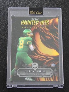 lot 28 image: 2024 Wild Card Haunted Hits Monster Hunt Dillon Gabriel 44  Only 4 Exist