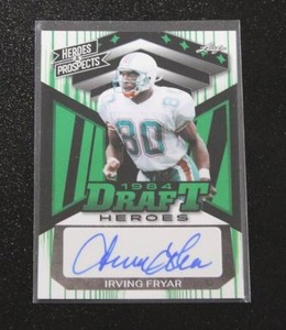 lot 32 image: 2024 Leaf Heroes & Prospects Draft Heroes Irving Fryer Autograph 810  Only 10 Exist