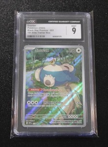lot 43 image: 2023 Pokemon Black Star Promos Snorlax #051 CGC 9