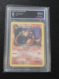 lot 55 image: 2000 Pokemon Team Rocket Dark Charizard #2182