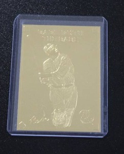 lot 58 image: Babe Ruth 24 KT Gold Babe Ruth
