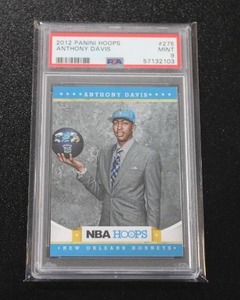lot 75 image: 2012-13 Hoops Anthony Davis #275 Rookie Card PSA 9