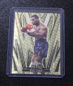 lot 97 image: 2024 Leaf Metal Mike Tyson Pre Production Proof 11  Only 1 Exist