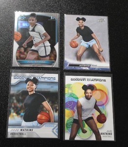lot 104 image: JuJu Watkins Basketball Card Lot  4 Cards