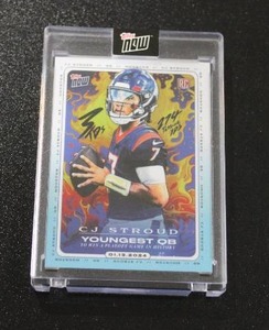 lot 116 image: 2024 Topps Now CJ Stroud Youngest QB #CJ2