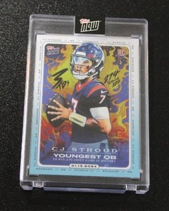 lot 117 image: 2024 Topps Now CJ Stroud Youngest QB #CJ2