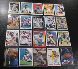 lot 144 image: Kirby Puckett Baseball Card Lot  20 Different Cards