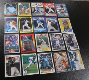 lot 177 image: Bo Jackson Baseball Card Lot  20 Different Cards w 2 Rookie Cards