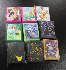 lot 188 image: Pokemon Branded Deck Protector Sleeve Pack Lot  9 Packs