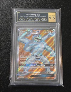 lot 196 image: 2017 Pokemon Burning Shadows Machamp GX #135147