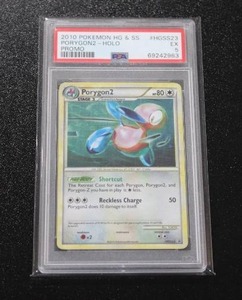 lot 201 image: 2010 Pokemon HG & SS Black Star Promo Porygon2 #HGSS23 PSA 5