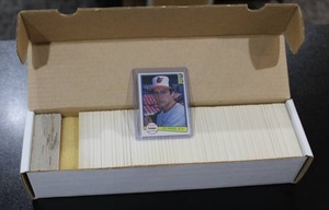 lot 211 image: 1982 Donruss Baseball Complete Hand Collated Set  Cal Ripken Jr. Rookie Card