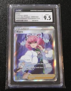 lot 232 image: 2022 Pokemon Black Star Promo Klara #SWSH302 CGC 9.5