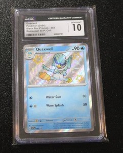 lot 235 image: 2024 Pokemon Black Star Promo Quaxwell #083 CGC 10