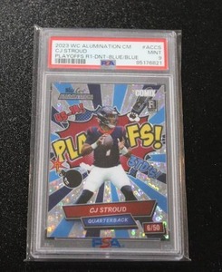 lot 237 image: 2023 Wild Card Aluminations Comix Blue CJ Stroud PSA 9 650  Only 50 Exist