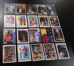 lot 248 image: Michael Jordan Basketball Card Lot  20 Different Cards