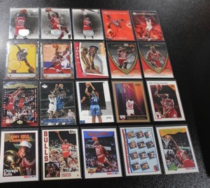 lot 250 image: Michael Jordan Basketball Card Lot  20 Different Cards
