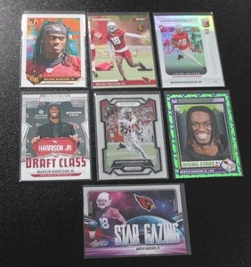lot 256 image: 2024 Marvin Harrison Jr. Rookie Card Lot  7 Rookie Cards