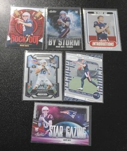 lot 258 image: 2024 Drake Maye Rookie Card Lot  6 Rookie Cards