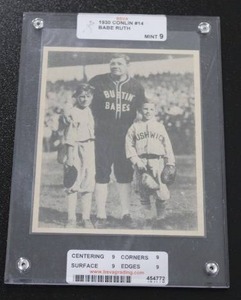 lot 266 image: 1930 Conlin Babe Ruth Photo Cutout